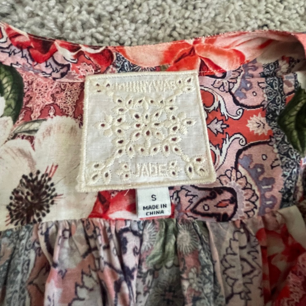 2‑Piece Johnny Was Ingrid Blouse & Layla Pant Set – Size Small - Picture 3 of 5